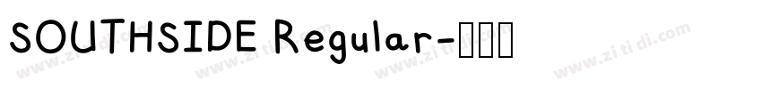 SOUTHSIDE Regular字体转换